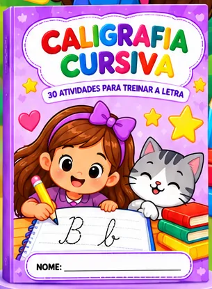 Capa Caligrafia Cursiva